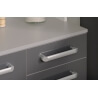 Buffet de cuisine contemporain gris brillant Judith