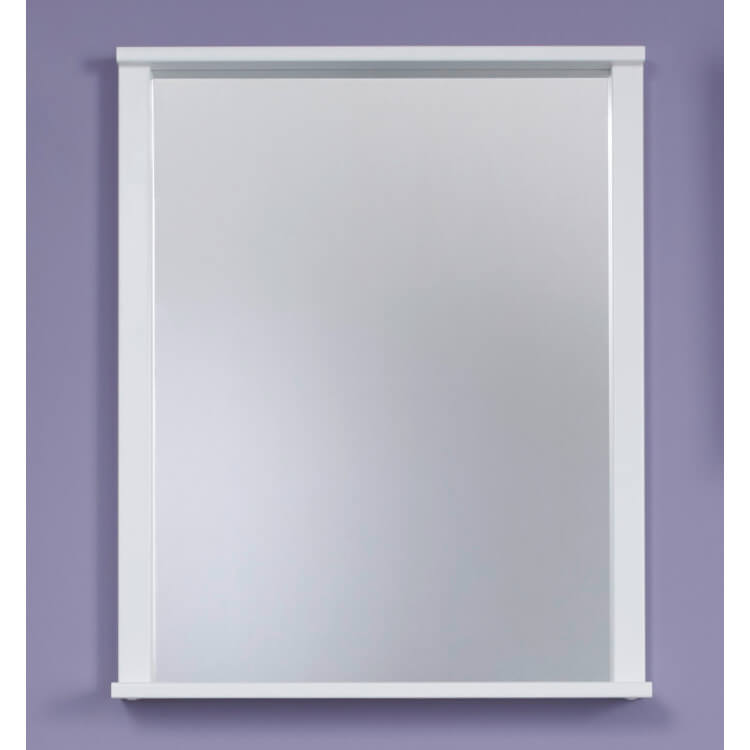 Miroir de salle de bain blanc Yolo