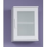 Meuble haut de salle de bain contemporain blanc Yolo