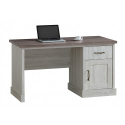 Bureau contemporain chêne clair/marron Solange