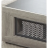 Table basse contemporaine rectangulaire coloris chêne mara/graphite Stefen