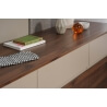 Buffet/bahut contemporain coloris noyer/mastic Santiago