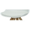Chaise de salle à manger contemporaine blanche (lot de 2) Denver