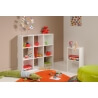 Meuble de rangement 6 compartiments blanc Lilicube