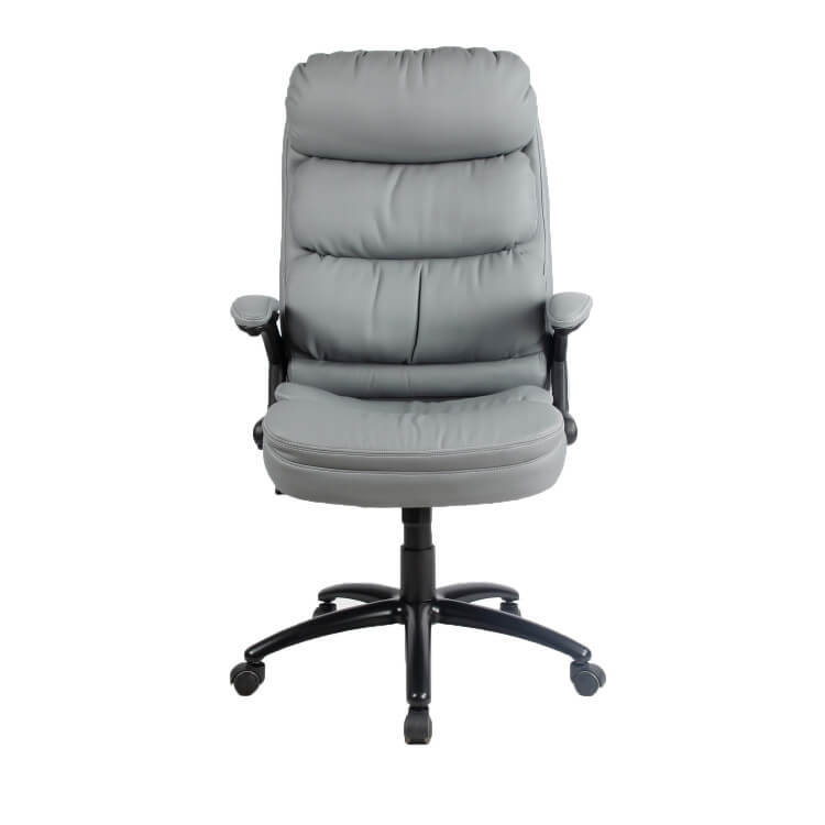 Fauteuil de bureau design en PU gris Davy