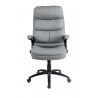 Fauteuil de bureau design en PU gris Davy