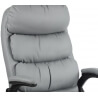 Fauteuil de bureau design en PU gris Davy