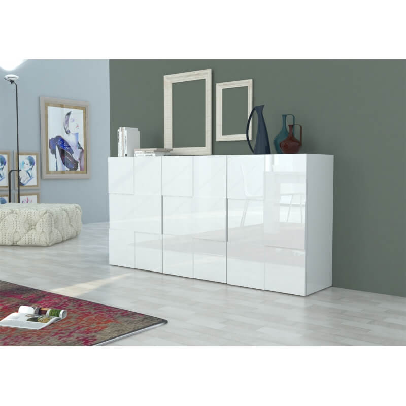 buffet blanc laqué buffet bahut design blanc laqu 233 180 cm bamako matelpro buffet blanc laqué buffet bahut design blanc laqu 233 180 cm bamako matelpro