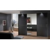 Armoire adulte design 3 portes coloris lave Davina