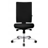 Chaise de bureau design en tissu noir Adisson