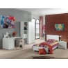 Armoire enfant contemporaine 2 portes blanche Michele