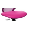 Chaise de bureau enfant design en tissu rose Omega