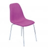 Chaise de salle à manger design en tissu purple (lot de 4) Jade