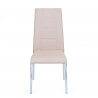 Chaise de salle à manger design en PU greige (lot de 4) Ariane