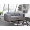 Canapé convertible contemporain en tissu gris Baleare