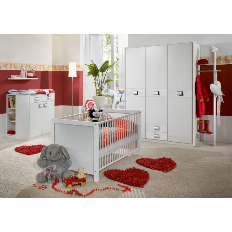 Chambre bébé contemporaine blanche Alouette II