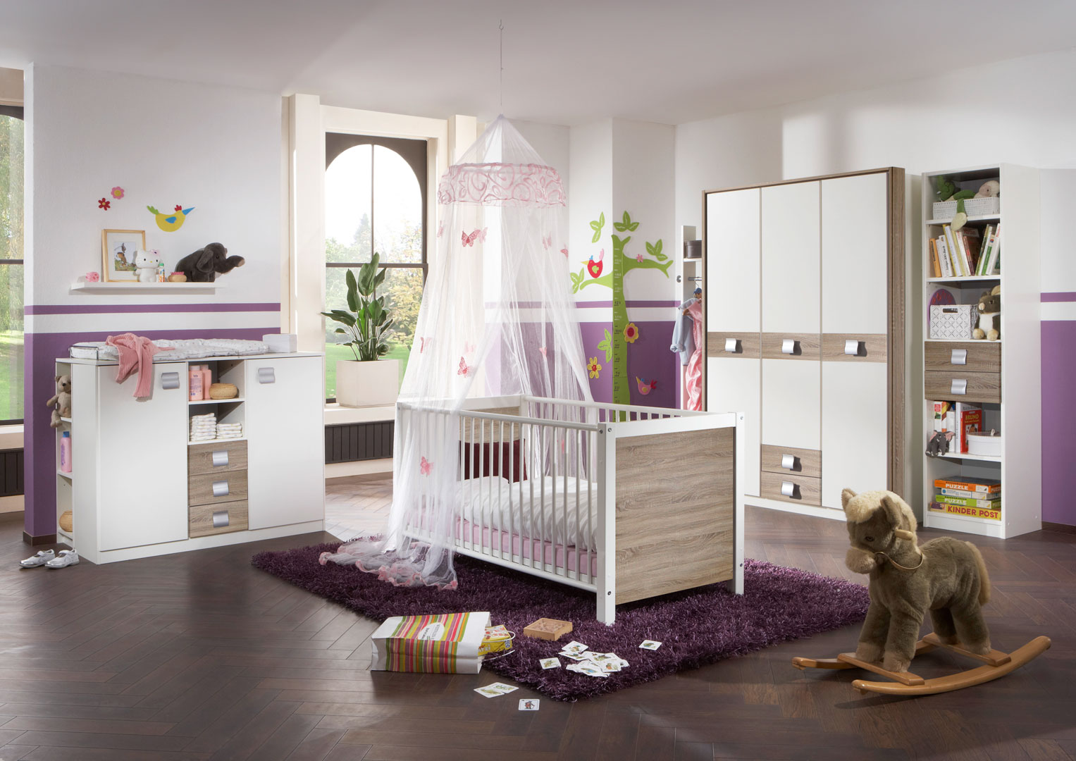 Chambre bébé contemporaine blanche Eloise