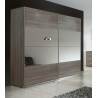Armoire adulte contemporaine coloris chêne montana Enzo II