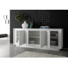 Buffet/bahut design blanc laqué mat Larissa