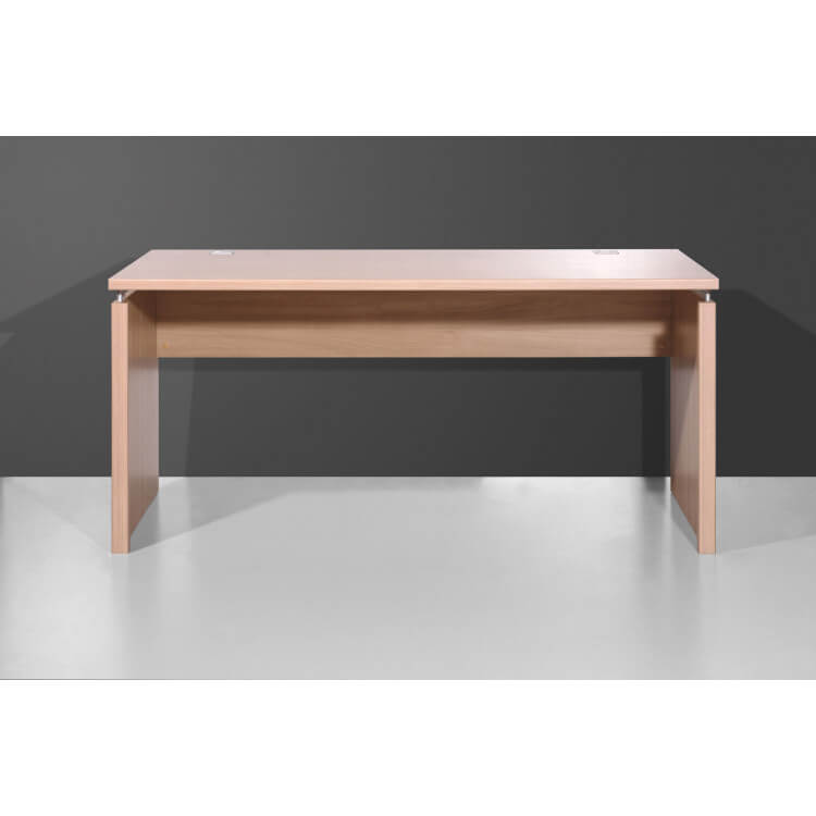 Bureau contemporain coloris noyer clair 160 cm Arlington