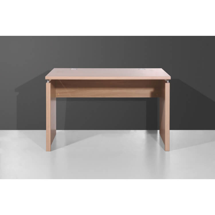 Bureau contemporain coloris noyer clair 120 cm Arlington