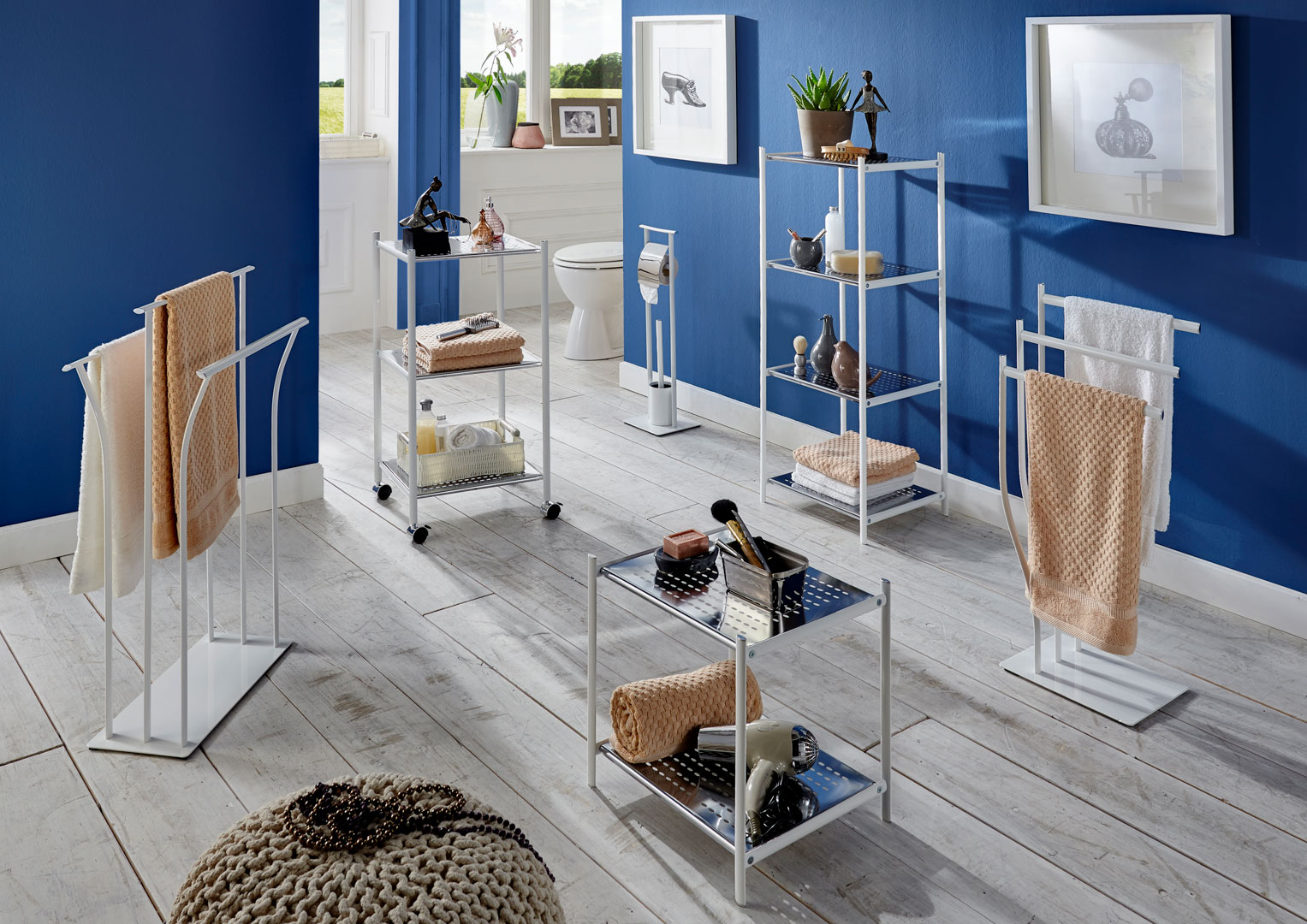 Ecoplast, Porte-serviettes Design Classique Et élégant, Retient Les Serviettes Délicatement, Sans Risque De Déchirures, Couleur Blanc Perle Et Vert