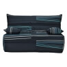 Housse BZ & 2 housses de coussin coloris imprimée Madras