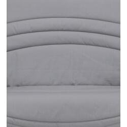 Housse BZ & 2 housses de coussin coloris gris uni Vista