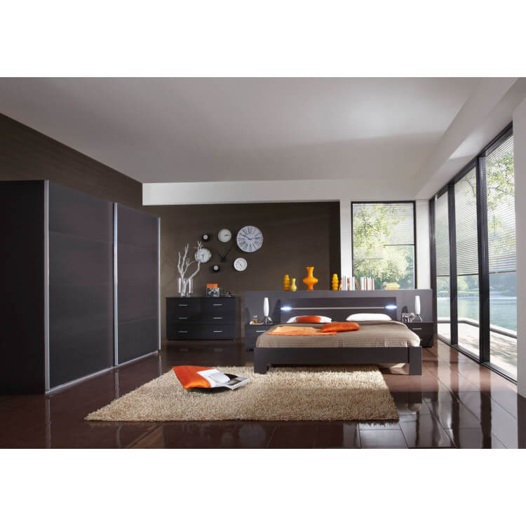 Chambre adulte contemporaine coloris lave Prisca II
