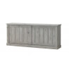 Buffet/bahut contemporain portes coulissantes coloris chêne rustique Avril