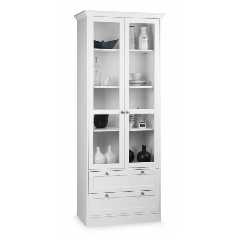 Vaisselier/argentier contemporain coloris blanc Natural II