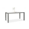 Table de salle à manger rectangulaire design 160 cm coloris gris Clarence