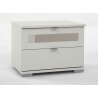 Chevet adulte design coloris blanc Raphaela