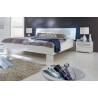 Chevet adulte design coloris blanc Raphaela