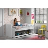 Lit enfant transformable contemporain coloris blanc Junior