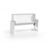 Lit enfant transformable contemporain coloris blanc Junior