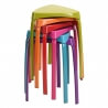 Tabouret de cuisine design coloris vert (lot de 6) Sandra