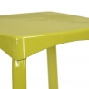 Tabouret de cuisine design coloris vert (lot de 6) Emma