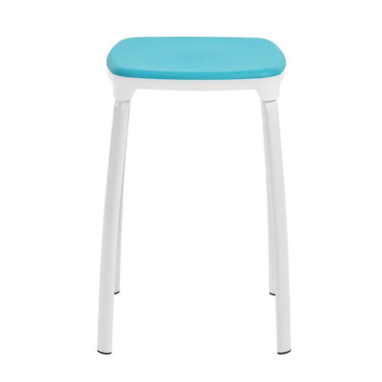 Tabouret de cuisine design coloris bleu (lot de 6) Maxime