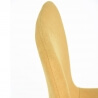 Chaise de salle à manger design en tissu jaune (lot de 4) Scarlette