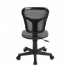 Chaise de bureau contemporaine en tissu gris Eglantine
