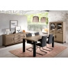 Buffet/bahut contemporain 220 cm coloris chêne beaufort Malaisia