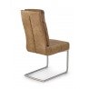 Chaise de salle à manger design en PU brun vieilli (lot de 4) Nomade