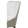 Chaise de salle à manger design en PU gris clair/gris foncé (lot de 2) Suzana