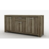 Buffet/bahut contemporain 220 cm chêne canyon Nirvana