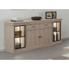 Buffet/bahut contemporain 216 cm coloris orme naturel Vaucluse