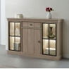 Buffet/bahut contemporain 144 cm coloris orme naturel Vaucluse