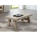 Table basse contemporaine rectangulaire coloris orme naturel Vaucluse