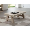 Table basse contemporaine rectangulaire coloris orme naturel Vaucluse