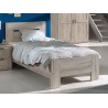 Lit enfant contemporain coloris chêne beige Hayden